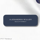 Search for blue name tags Plastic with magnetic backing