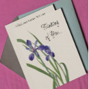 Search for iris vertical note cards Floral