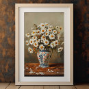 Search for oriental flowers posters White