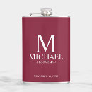 Search for best man flasks Initial