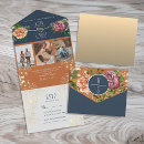 Search for navy and orange wedding invitations Chic