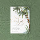 Search for tropical baby shower invitations Palm trees