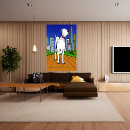 Search for bull terrier art White dog