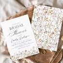 Search for garden bridal shower invitations Elegant script calligraphy