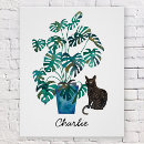 Search for monstera posters Watercolor