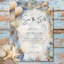 Search for seashells save the dates Tropical