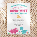 Search for prehistoric birthday invitations Dinosaurs