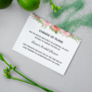 Search for cancelled wedding announcement cards Floral