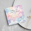 Search for cloud square invitations Watercolor