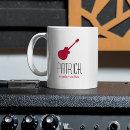 Search for red guitar mugs Guitarist