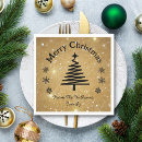 Search for luxury christmas napkins Black