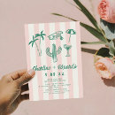 Search for palm springs wedding invitations Pink