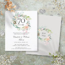 Search for platinum wedding invitations 70 years