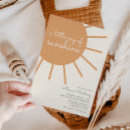 Search for ray of sunshine invitations Boho