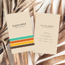 Search for vintage 70s business cards Minimalist