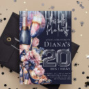 Search for 20th birthday invitations Blue