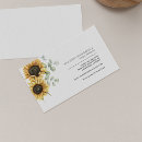 Search for sunflower business cards Eucalyptus