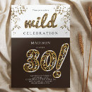 Search for foil 30th birthday invitations Simple
