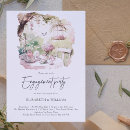 Search for tea party engagement party invitations Vintage