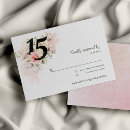 Search for birthday rsvp cards Quinceañera