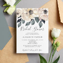Search for watercolor bridal shower invitations Script