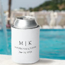 Search for favor wedding can coolers Just married