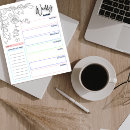 Search for weekly schedule notepads Organization