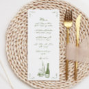 Search for handwritten wedding menus Whimsical