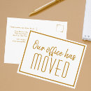 Search for business moving postcards New location