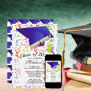 Search for blue graduation invitations minimalist