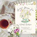 Search for bridal tea party invitations Wildflowers