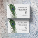 Search for peacock feather business cards Birds