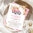 Search for pumpkin truck invitations Rustic