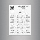 Search for business card calendars Full year