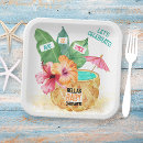 Search for decorative paper plates Beach