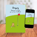 Search for funny golf birthday cards Cartoon