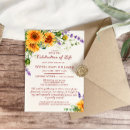 Search for sunflower celebration of life invitations Sympathy