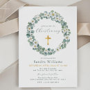 Search for wreath christening invitations Flowers