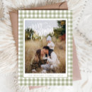 Search for green plaid christmas cards Gingham