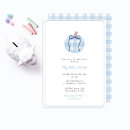 Search for blue gingham invitations Preppy