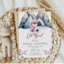 Search for penguin baby girl shower invitations Whimsical