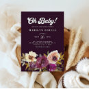 Search for maroon baby shower invitations Watercolor