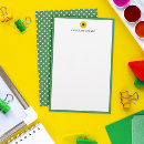 Search for sunflower stationery paper Green