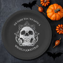 Search for gothic skull plates Black