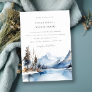 Search for colorado destination wedding invitations Watercolor