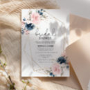 Search for geometric frame bridal shower invitations Modern