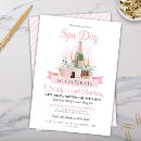 Search for spa birthday invitations For her