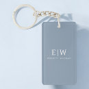 Search for posh rectangular key rings For her