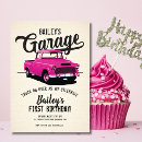 Search for vintage truck birthday invitations Retro