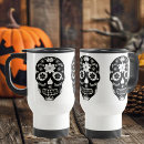 Search for sugar skull travel mugs Halloween